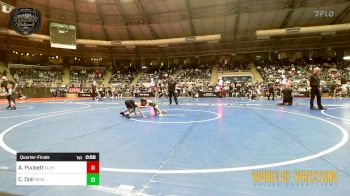 55 lbs Quarterfinal - AJ Puckett, Alpha Elite vs Calvin Doll, Paynesville