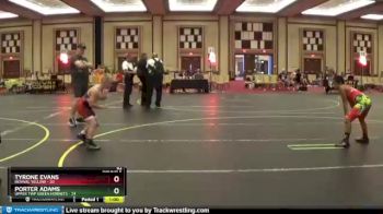 92 lbs Round 5 (6 Team) - Tyrone Evans, Revival Yellow vs Porter Adams, Upper Twp Green Hornets