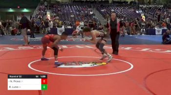 Match - Nico Provo, Ct vs Ryan Luna, Ca