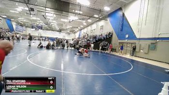 130 lbs Cons. Round 5 - Till Stafford, Champions Wrestling Club vs Logan Wilson, West Jordan