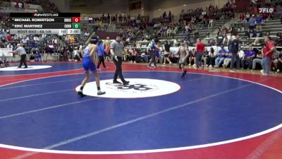 6A 106 lbs Quarterfinal - Michael Robertson, Bentonville West High School vs Eric Martinez, CONWAY HIGH SCHOOL