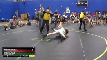 91 lbs Round 4 (6 Team) - Easton Pierce, Untouchables White vs NICK DILALLO, Poundtown
