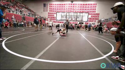 52-55 lbs Consolation - Dellaray Leniger, Team Nomad vs KYNLEY JOHNSON, Independent