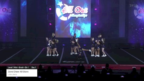 Zone Cheer All Stars - Little Liberty [2024 Level 1 Mini--Small--Div 1 Day 1] 2024 The All Out Grand Nationals