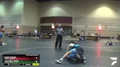 155 lbs Finals (8 Team) - Mitchell Ross, Vehicle City WC vs Liam Carlin, Ragin Raisins WC