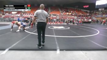190 lbs Semifinal - Tre Hamiel, Concordia HS vs Jude Krentz, Topeka-Hayden HS