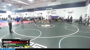 120 lbs 1st Place Match - Jaxson Freeman, Caldwell vs Isaiah Rios, Toppenish