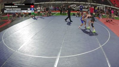 120 lbs Champ. Rd Of 16 - Carson Martin vs Emillio Peterson, Idaho