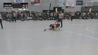 138 lbs Cons. Rd Of 16 - Alex Gau, Pinnacle Wrestling School vs Jaxson Page, BTWC