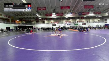 138 lbs Champ. Round 1 - Ava Ward, Missouri Valley College vs Maci Avila, Midland University