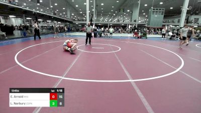 134 lbs Rr Rnd 5 - Emma Arnold, Red Devil Wrestling Club vs Lukas Norbury, Central Dauphin