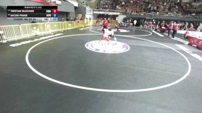 120 lbs Champ. Rd Of 32 - Tristan Buzzard, Friendly Hills Wrestling Club vs Jacob Pham, Bellarmine College Prep High School Wrestling