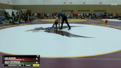 88 lbs Placement (4 Team) - Leo Rudnik, Fosston-Bagley Brawlers vs Ebon Peterson, Dassel-Cokato-Litchfield