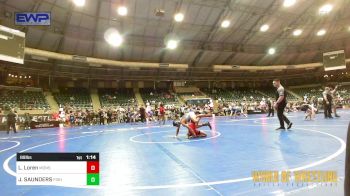 89 lbs Semifinal - Luke Loren, Monster Garage vs JACOB SAUNDERS, FIGHT CLUB