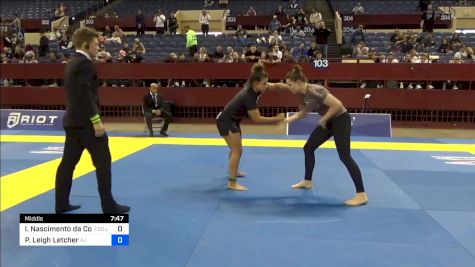 Iris Nascimento Da Costa Feliz vs Peyton Leigh Letcher 2024 Pan IBJJF Jiu-Jitsu No-Gi Championship