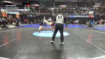 285 lbs Quarterfinal - Josh Harkless, RIT vs Mitch Williamson, Wartburg