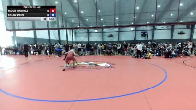 Junior Boys FS - 165 lbs Cons. Round 2 - Jacob Ramirez, CA vs Colby Price, OR