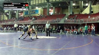 135 lbs Round 3 (6 Team) - Sofia Hoegemeyer, Millard West vs Cora Shaffer, Smith Center HS