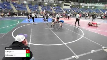 109 lbs Quarterfinal - Shyann Page, Colorado Outlaws vs Kylee Hodges, Next Level Wrestling