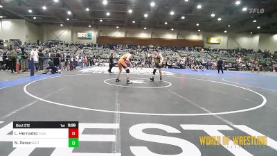 200 lbs Consi Of 16 #2 - Lonny Hernadez, Culver Mat Club vs Nathaniel Perez, Scotsmen