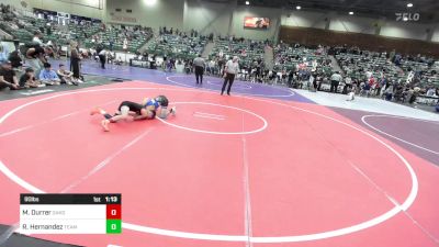 90 lbs Final - Maximus Durrer, Oakdale WC vs Royce Hernandez, Team Pride Academy