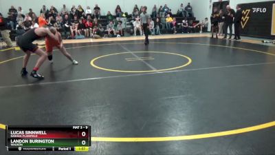 9 lbs Round 2 - Landon Burington, Waukon vs Lucas Sinnwell, Nashua-Plainfield