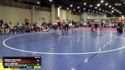 175 lbs Cons. Round 3 - Kaid Horton, South Georgia Wrestling Academ vs Brady Williams, Florida Pitbulls