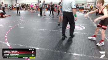 85/96 Round 3 - Tyler Anderson, Ironclad Wrestling vs Jeremy Carver, Delta Wrestling Club