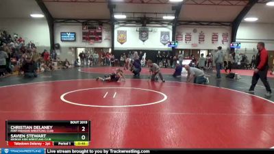 6 lbs Round 2 - Christian Delaney, Fort Madison Wrestling Club vs Savien Stewart, Keokuk Kids Wrestling Club