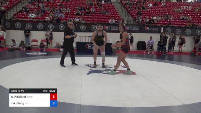 155 lbs Cons 16 #2 - Alexis Kirkland, Bonneville Wrestling Club vs Angelina Jiang, California