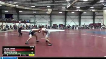 165 lbs Quarterfinal - Kevin Lyskawa, Trinity College (Connecticut) vs Jacob Harry, Springfield College