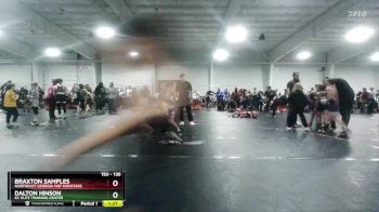 136 lbs Round 2 - Dalton Hinson, KC Elite Training Center vs Braxton Samples, Northeast Georgia Mat Monstars