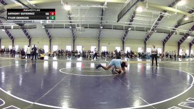 165 lbs Champ. Round 1 - Tyler Deericks, Kent State vs Anthony Gutierrez, Unattached