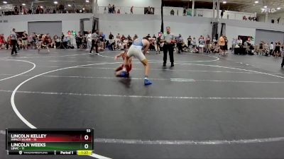 132 lbs Round 7 (8 Team) - Lincoln Kelley, Impact Silver vs Lincoln Weeks, LBWC