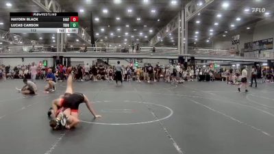 113 lbs Round 2 (8 Team) - Lucas Carson, TDWC Maniacs Blue & Gold vs Hayden Black, 84 Athletes