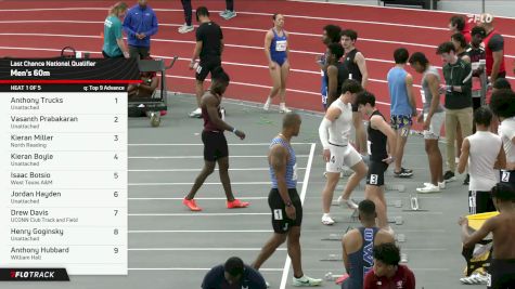 Men's 60m, Prelims 1