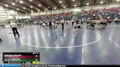 60 lbs Quarterfinal - Kyler Robinson, Shootbox Wrestling Club vs Bridger Spencer, Dons Wrestling Club