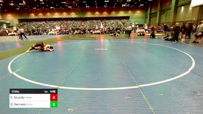 175 lbs Round Of 32 - Carson Grundy, Herriman vs Daniel Serrano, Slam Academy