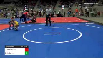 49 lbs Consolation - Jeremiah Sanchez, Sperry Wrestling Club vs Braesyn Maka, Chaparral Kids Wrestling Club