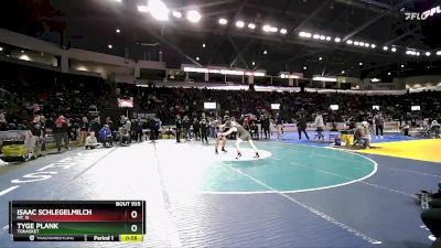 138 lbs Cons. Round 4 - Tyge Plank, Tonasket vs Isaac Schlegelmilch, Mt. Si