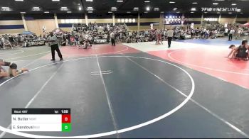 106 lbs Round Of 32 - Noah Butler, Northview HS vs Eric Sandoval, Silverback WC