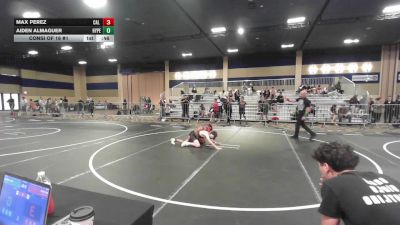 95 lbs Consi Of 16 #1 - Max Perez, Cal Grapplers vs Aiden Almaguer, Hyperbolic