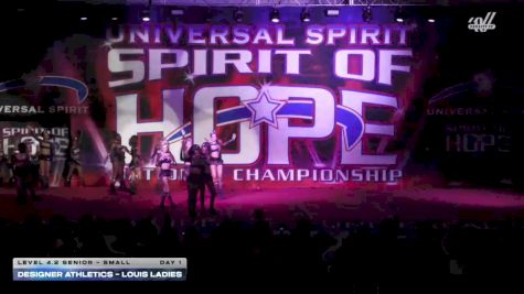 Designer Athletics - Louis Ladies [2026 L4.2 Senior - Small Day 1] 2026 Spirit of Hope Grand Nationals