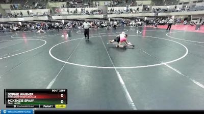 109-119 lbs Round 5 - McKenzie Spaay, Team Nazar vs Sophie Wagner, Princeton Wrestling Club