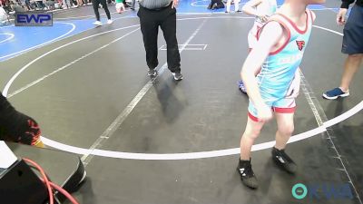 52 lbs Round Of 16 - Jacob Wardlow, Heat vs BAKER JAMES, Cowboy Wrestling Club