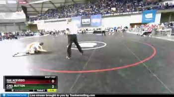 1 lbs Quarterfinal - Cael Button, Blaine vs Isai ACEVEDO, Toppenish