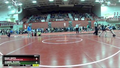 106 lbs Champ. Round 2 - Gabriel Ruano, Munster Wrestling Club vs Isaac Smith, Indian Creek Wrestling Club