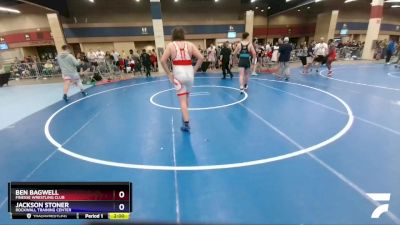 220 lbs Champ. Round 1 - Ben Bagwell, Finesse Wrestling Club vs Jackson Stoner, Rockwall Training Center