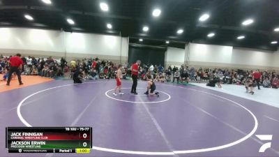 75-77 lbs Round 2 - Jackson Erwin, Precision Wrestling vs Jack Finnigan, Cardinal Wrestling Club