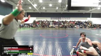 157 lbs Champ. Round 3 - Luques Sorenson, Yucaipa vs Anthony Peraza, Warren